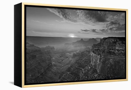 Cape Royal Viewpoint at Sunset, North Rim, Grand Canyon Nat'l Park, UNESCO Site, Arizona, USA-Neale Clark-Framed Premier Image Canvas