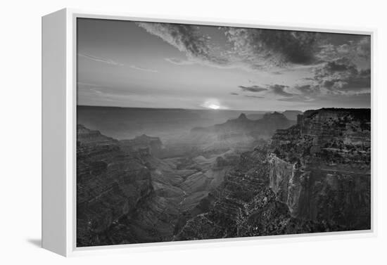 Cape Royal Viewpoint at Sunset, North Rim, Grand Canyon Nat'l Park, UNESCO Site, Arizona, USA-Neale Clark-Framed Premier Image Canvas