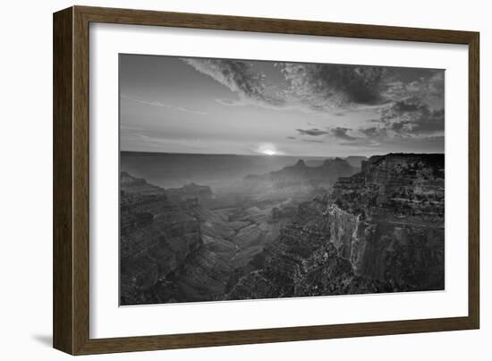 Cape Royal Viewpoint at Sunset, North Rim, Grand Canyon Nat'l Park, UNESCO Site, Arizona, USA-Neale Clark-Framed Photographic Print