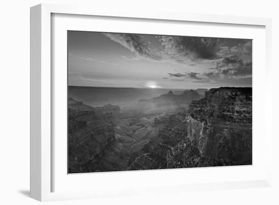 Cape Royal Viewpoint at Sunset, North Rim, Grand Canyon Nat'l Park, UNESCO Site, Arizona, USA-Neale Clark-Framed Photographic Print