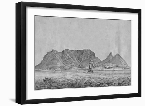 Cape Town Cape of Good Hope, c1830-null-Framed Giclee Print