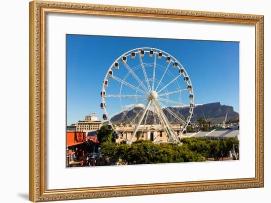 Cape Town, Harbour, V and a Waterfront, Ferris Wheel-Catharina Lux-Framed Photographic Print