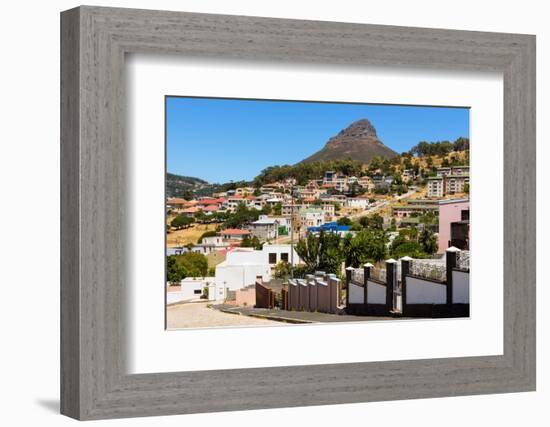 Cape Town, Residential Area, Lion's Head-Catharina Lux-Framed Photographic Print