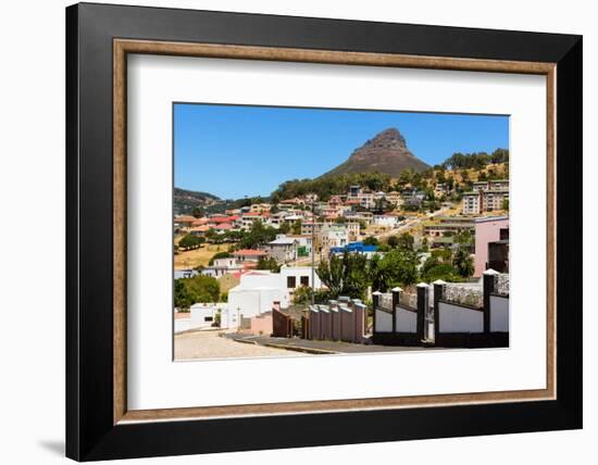 Cape Town, Residential Area, Lion's Head-Catharina Lux-Framed Photographic Print