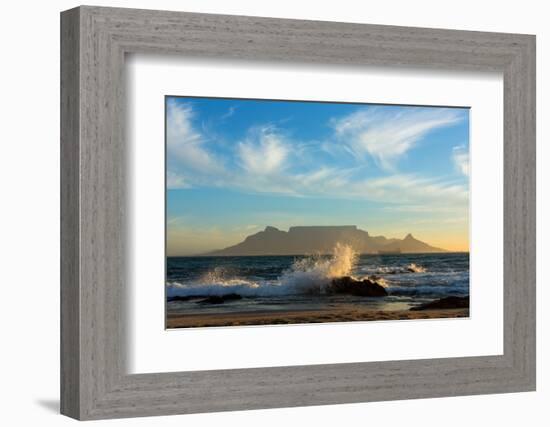 Cape Town, Table Mountain, Coast-Catharina Lux-Framed Photographic Print