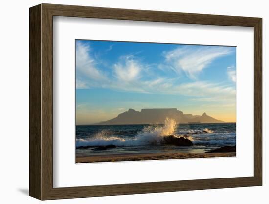 Cape Town, Table Mountain, Coast-Catharina Lux-Framed Photographic Print
