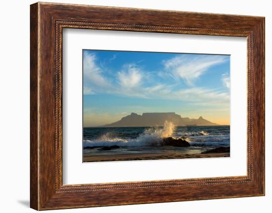 Cape Town, Table Mountain, Coast-Catharina Lux-Framed Photographic Print