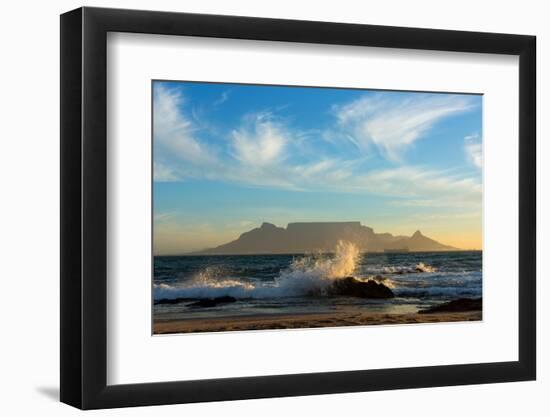 Cape Town, Table Mountain, Coast-Catharina Lux-Framed Photographic Print