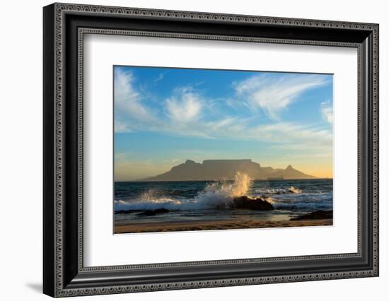 Cape Town, Table Mountain, Coast-Catharina Lux-Framed Photographic Print