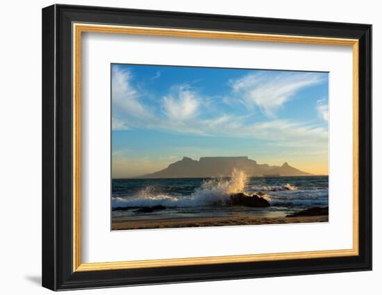 Cape Town, Table Mountain, Coast-Catharina Lux-Framed Photographic Print