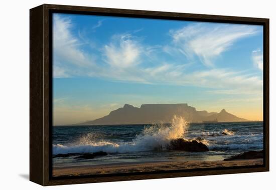 Cape Town, Table Mountain, Coast-Catharina Lux-Framed Premier Image Canvas