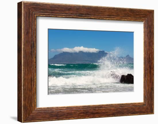 Cape Town, Table Mountain, Coast-Catharina Lux-Framed Photographic Print