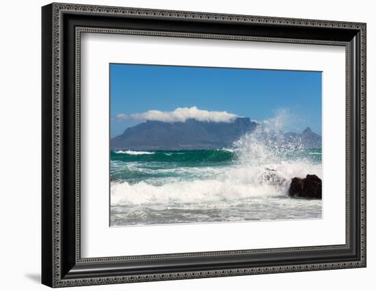 Cape Town, Table Mountain, Coast-Catharina Lux-Framed Photographic Print