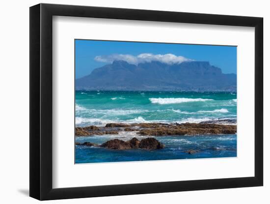 Cape Town, Table Mountain, Distant View-Catharina Lux-Framed Photographic Print