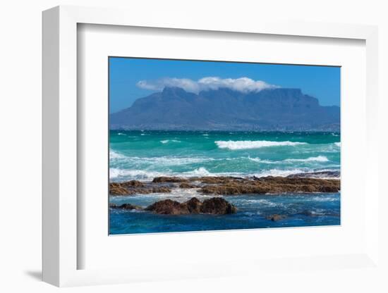 Cape Town, Table Mountain, Distant View-Catharina Lux-Framed Photographic Print