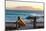 Cape Town, Table Mountain Seen from the Bloubergstrand-Catharina Lux-Mounted Photographic Print