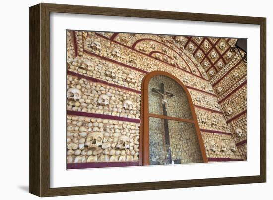 Capela dos Ossos, Faro, Eastern Algarve, Algarve, Portugal, Europe-Neil Farrin-Framed Photographic Print