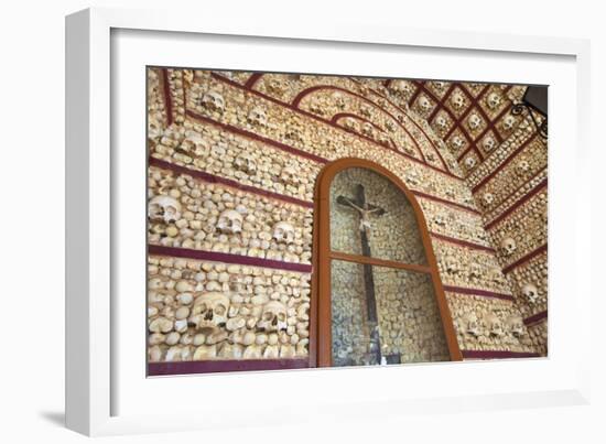 Capela dos Ossos, Faro, Eastern Algarve, Algarve, Portugal, Europe-Neil Farrin-Framed Photographic Print