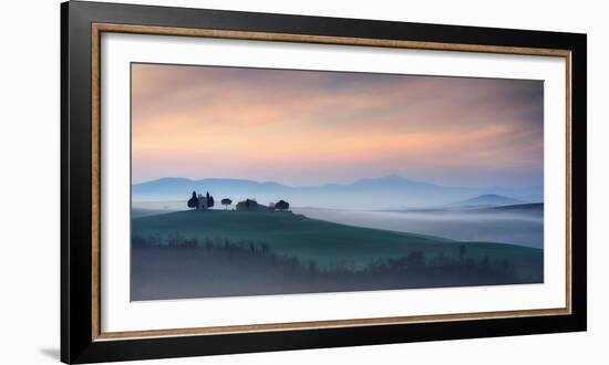 Capella di Vitaleta at Dawn – Tuscany I-Andy Mumford-Framed Photographic Print