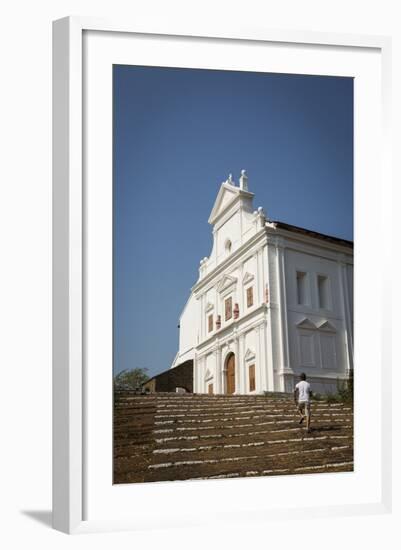 Capello Do Monte (Mount Mary Church), Old Goa, UNESCO World Heritage Site, Goa, India, Asia-Yadid Levy-Framed Photographic Print