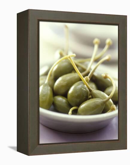 Caper Fruits in a Bowl-Alena Hrbkova-Framed Premier Image Canvas