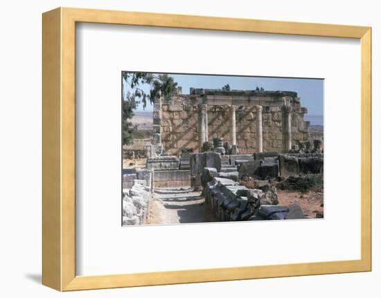 Capernaum Temple, 5th century-Unknown-Framed Photographic Print