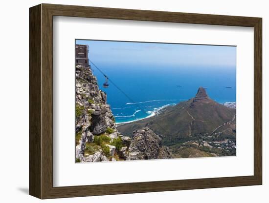 Capetown, Table Mountain, Cableway-Catharina Lux-Framed Photographic Print