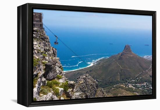 Capetown, Table Mountain, Cableway-Catharina Lux-Framed Premier Image Canvas