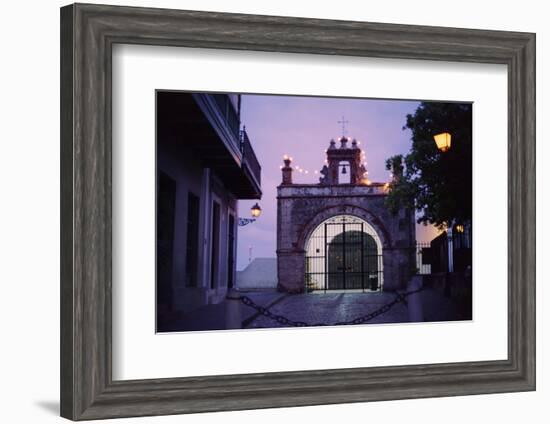 Capilla Del Cristo Chapel, San Juan-George Oze-Framed Photographic Print