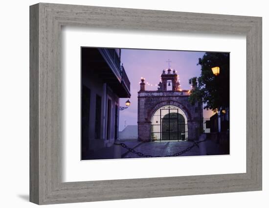 Capilla Del Cristo Chapel, San Juan-George Oze-Framed Photographic Print