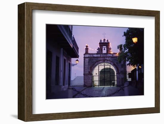 Capilla Del Cristo Chapel, San Juan-George Oze-Framed Photographic Print
