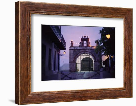 Capilla Del Cristo Chapel, San Juan-George Oze-Framed Photographic Print