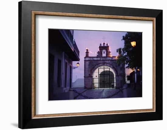 Capilla Del Cristo Chapel, San Juan-George Oze-Framed Photographic Print