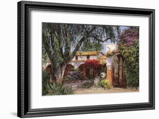 Capistrano Sunlight-George W^ Bates-Framed Giclee Print