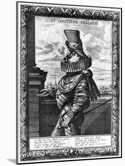 Capitaine Fracasse, C120-1670-Abraham Bosse-Mounted Giclee Print