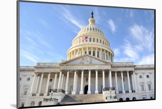 Capital Building in Washington DC ,Close Up-abracadabra99-Mounted Photographic Print