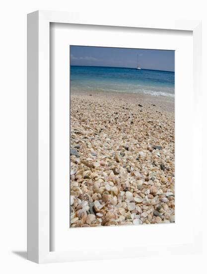 Capital City of Gustavia, Shell Beach, St. Bart's, West Indies-Cindy Miller Hopkins-Framed Photographic Print