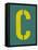 Capital Letter C on Wall.-Sabine Jacobs-Framed Premier Image Canvas