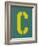 Capital Letter C on Wall.-Sabine Jacobs-Framed Photographic Print