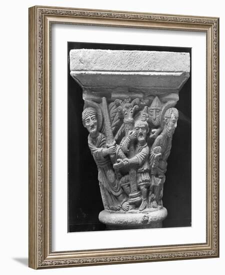 Capital of a Column-French School-Framed Giclee Print