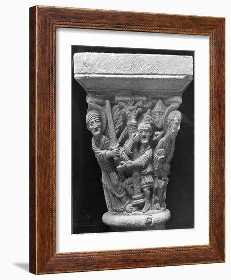 Capital of a Column-French School-Framed Giclee Print