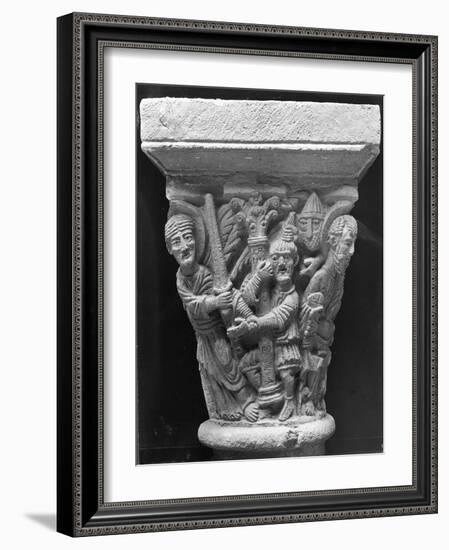 Capital of a Column-French School-Framed Giclee Print