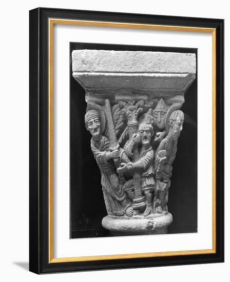 Capital of a Column-French School-Framed Giclee Print