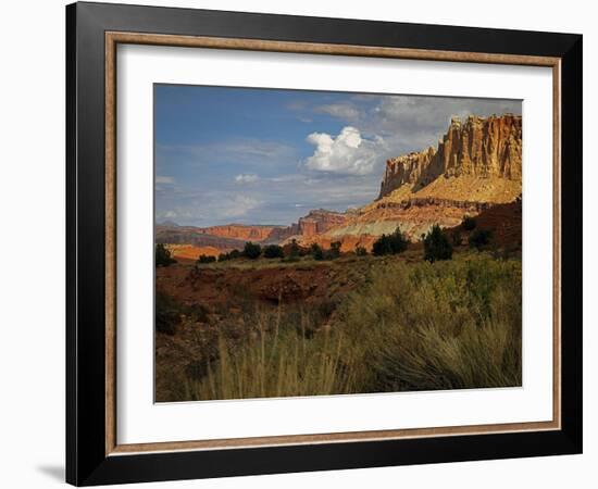 Capital Reef, UT-J.D. Mcfarlan-Framed Photographic Print