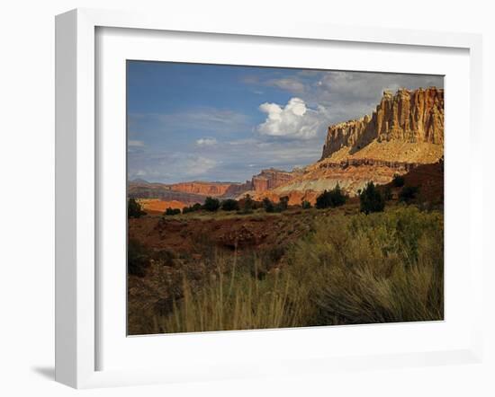 Capital Reef, UT-J.D. Mcfarlan-Framed Photographic Print