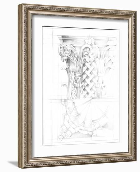 Capital Schematic II-Ethan Harper-Framed Art Print