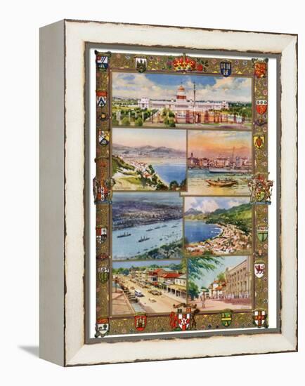 Capitals of the British Empire, 1937-Charles E Turner-Framed Premier Image Canvas