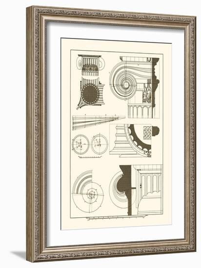 Capitals of the Erechtheum-J. Buhlmann-Framed Art Print