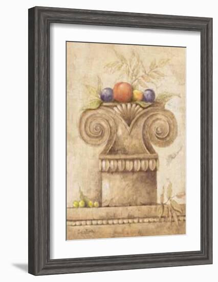 Capiteles con Frutas II-Javier Fuentes-Framed Art Print