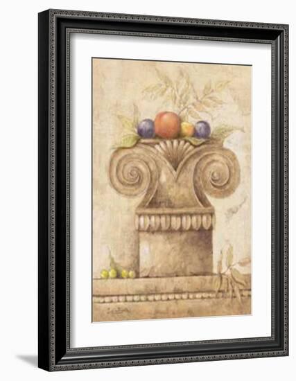 Capiteles con Frutas II-Javier Fuentes-Framed Art Print